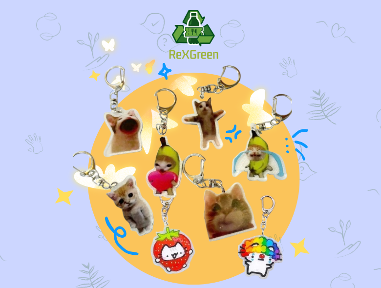 Móc khóa meme dễ thương